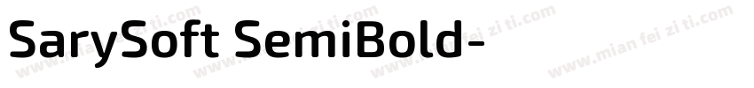 SarySoft SemiBold字体转换